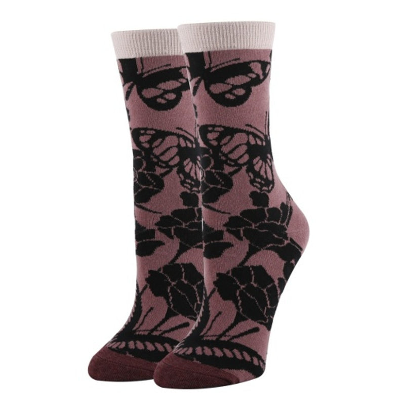 Oooh Yeah - Womens Crew Socks Blossom Print