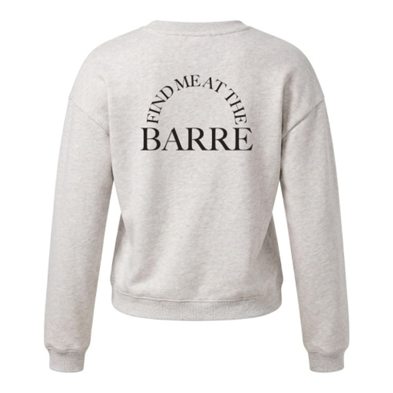 Thirty Three Threads - Unisex Nbd Deep V-Neck Sweatshirt Ash