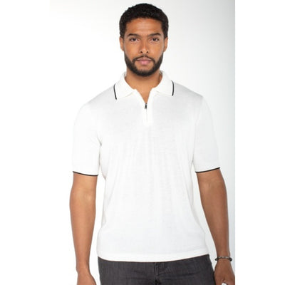 Liverpool Los Angeles - Mens S/S Zip Sweater Polo