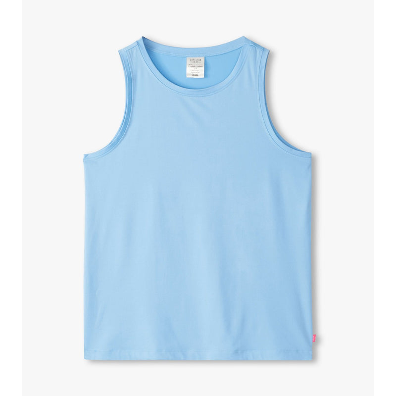 Little Blue House - Unisex Placid Blue Scoop Neck Tank in a Bag