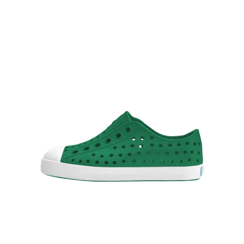 Native Shoes - Unisex Jefferson Kids - Hunter Green/ Shell White
