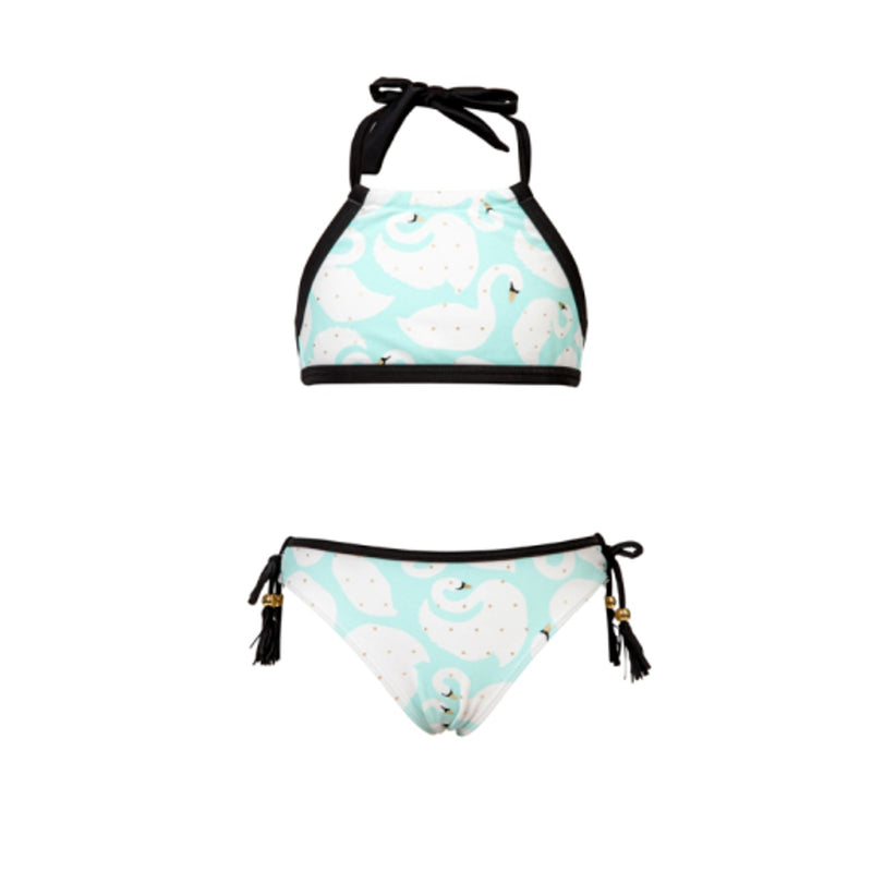 Snapper Rock - Girls Swan Halter Bikini