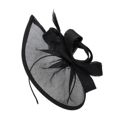 San Diego Hat Company - Woven Stiff Mesh Fascinator with Self