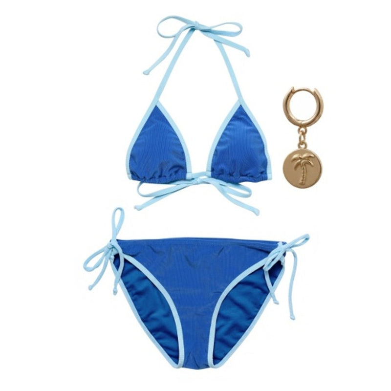 Snapper Rock - Girls Deepwater Blue Teen Triangle Bikini