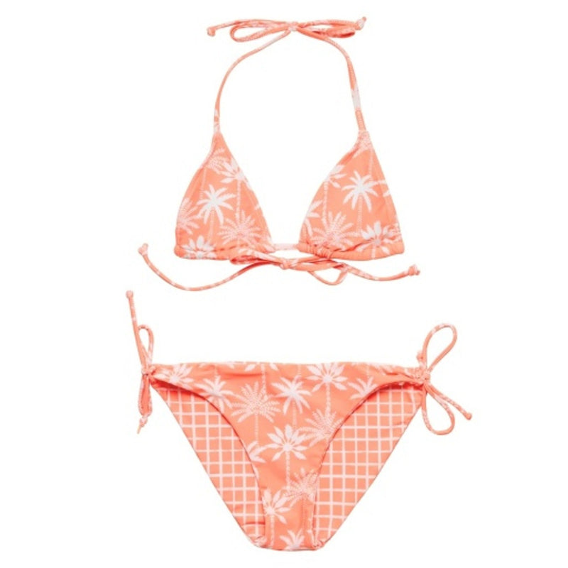 Snapper Rock - Girls Cali Palms Teen Recycled Triangle Bikini