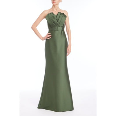 Badgley Mischka - Womens Belted Loop Bodice