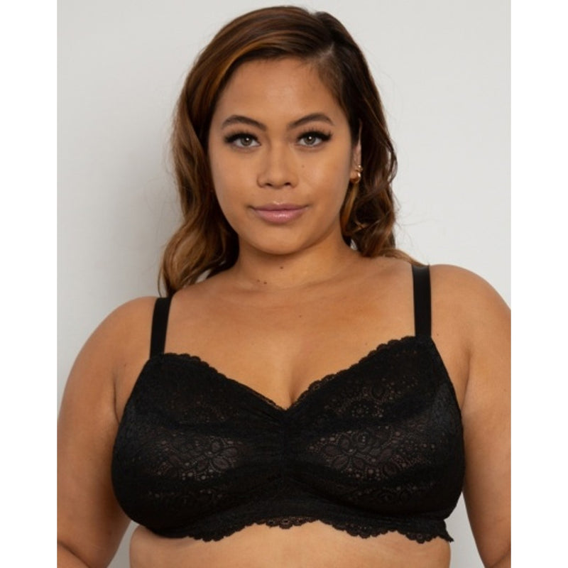 Ariela - Womens Luxe Lace Wireless Bralette
