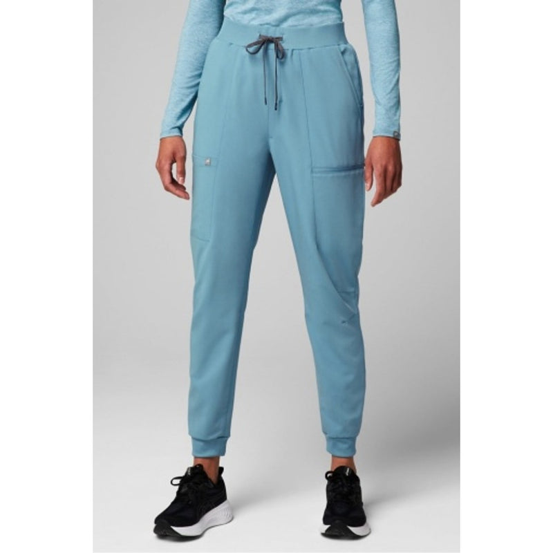 Fabletics - Womens High-Rise on-Call Scrub Jogger - Wave