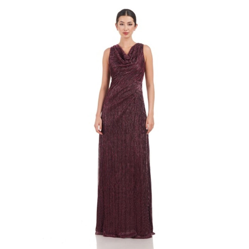 JS Collections - Womens Livi Cowl Neck Gown