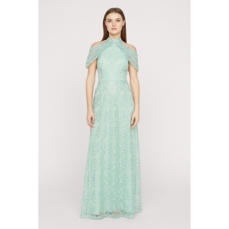 JS Collections - Womens Rayne Halter Gown