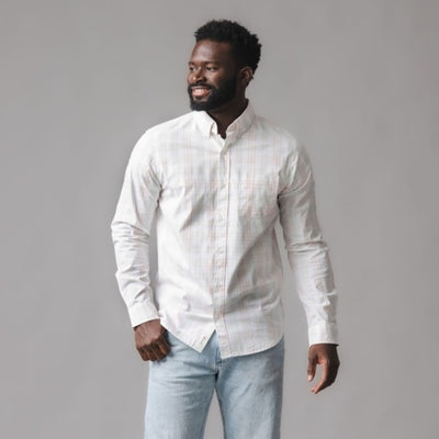 Hope & Henry - Mens Organic Stretch Poplin Shirt