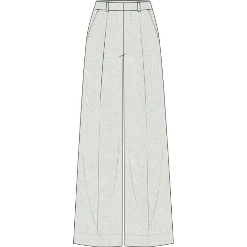 Onia - Womens Lyocell Pleated Trouser