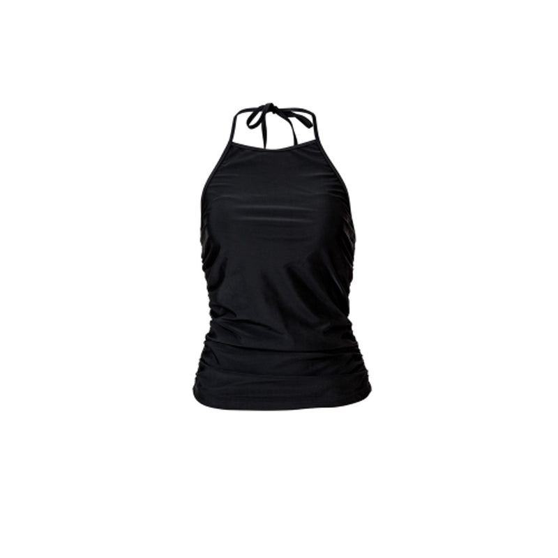 Snapper Rock - Womens Ladies Black Tankini Top