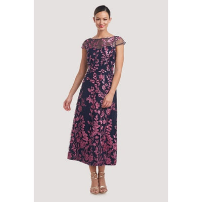 JS Collections - Womens Meredith Tea Length Dress