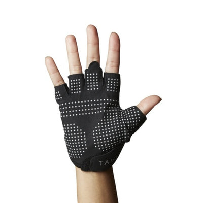 Thirty Three Threads - Unisex Half Finger Grip Gloves Ebony