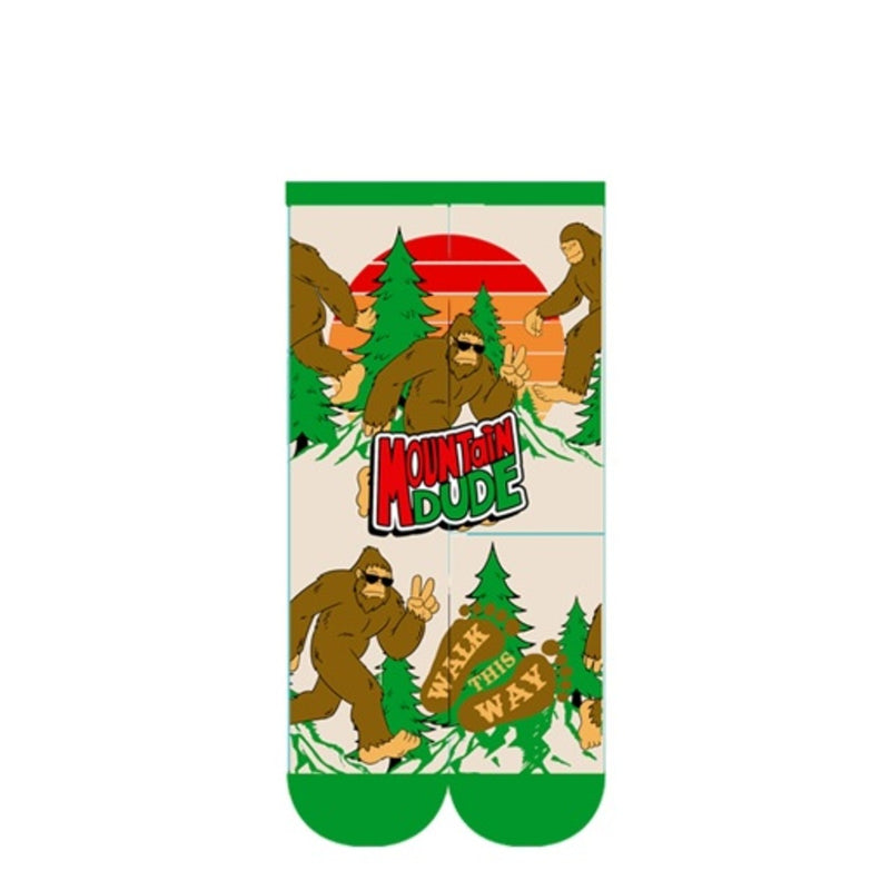 Oooh Yeah - Womens Crew Socks Mountain Dude