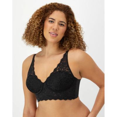 Hanes - Womens Maidenform Lightly Lined Convertible Lace Bralette