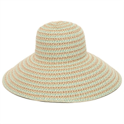 San Diego Hat Company - Brisa Womens Mixed Paperbraid and Ribbon Round
