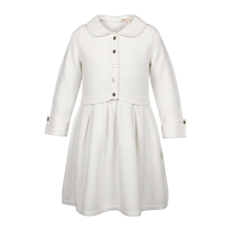 Hope & Henry - Girls Organic French Look Sweater Dress