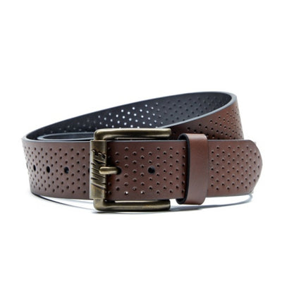 Nike - Will Leather Goods Men's Perf Leather Belt with Nike Roller Buckle