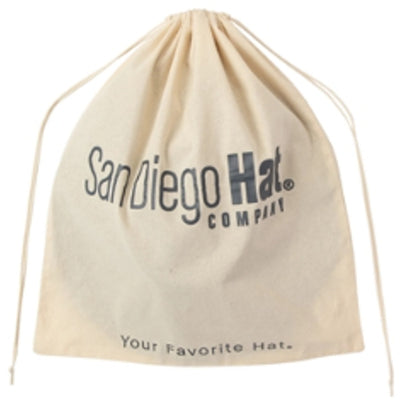 San Diego Hat Company - Cotton Logo Printed Dust Bag