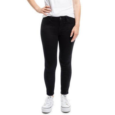1822 Denim - Womens Petite 26" Butter Mid-Rise Skinny Jean