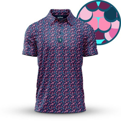 Bogey Bros - Mens Whale Tail Psycho Siren Polo
