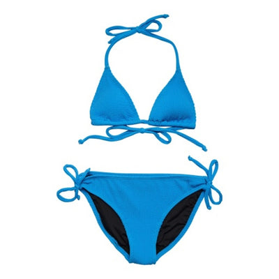 Snapper Rock - Girls Teen Period Swim Marine Blue Triangle Bikini