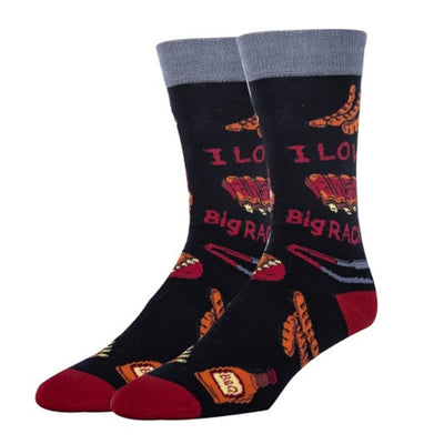 Oooh Yeah - Mens Big Racks-Mens Crew Sock