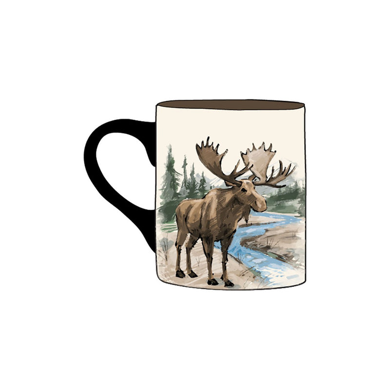 Little Blue House - Unisex Wilderness Moose Ceramic Mug