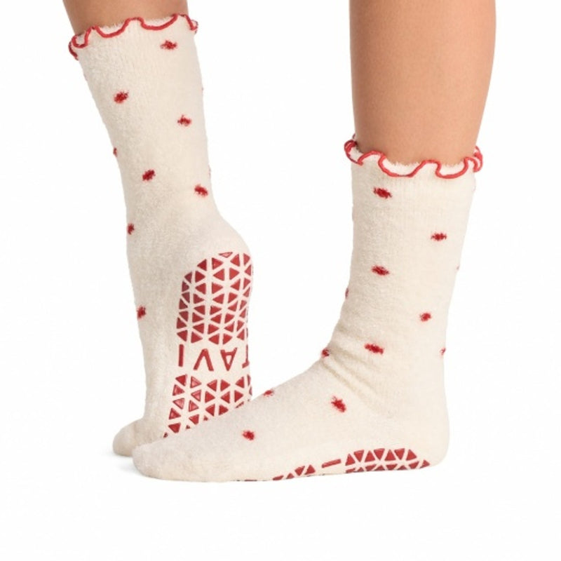 Thirty Three Threads - Unisex Grip Lounge Ruffle Sweet Dots