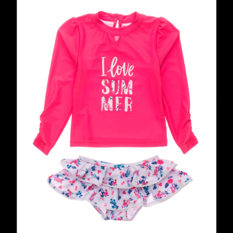Snapper Rock - Baby Pretty Petals Long Sleeve Ruffle Set