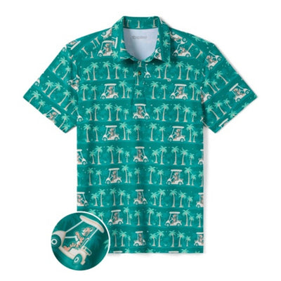 Tipsy Elves - Mens Tiger in the Woods Golf Polo