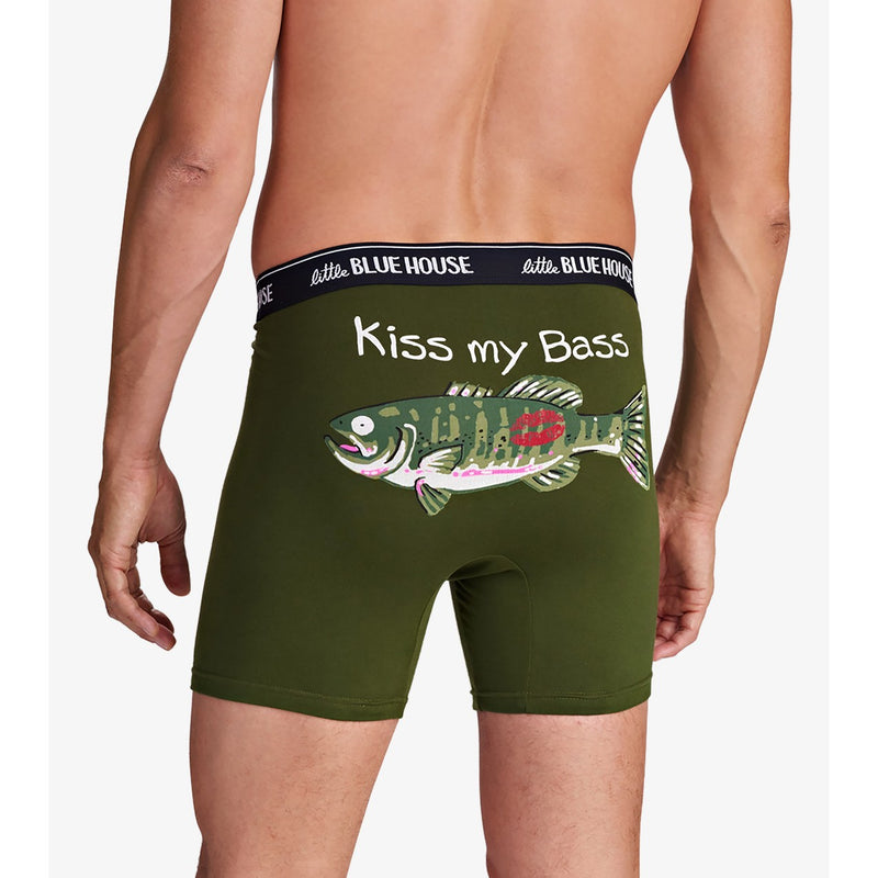 Little Blue House - Kiss My Bass Mens Boxer Brief