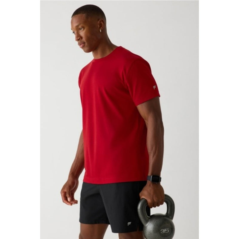 Fabletics - Mens the 24-7 Tee - Holly Berry
