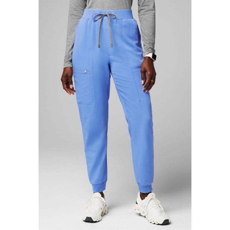 Fabletics - Womens High-Rise on-Call Scrub Jogger Motiontech - Ceil Blue