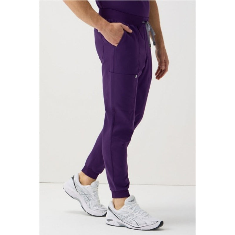 Fabletics - Mens All-Shift Scrub Jogger - Acai