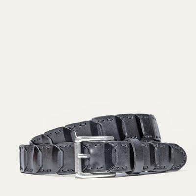WILL Leather Goods - Mens Hand Laced Link Belt