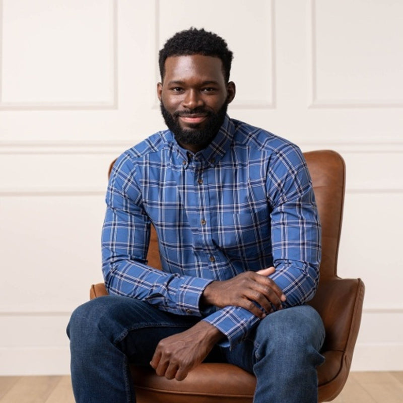 Hope & Henry - Mens Organic Stretch Poplin Shirt