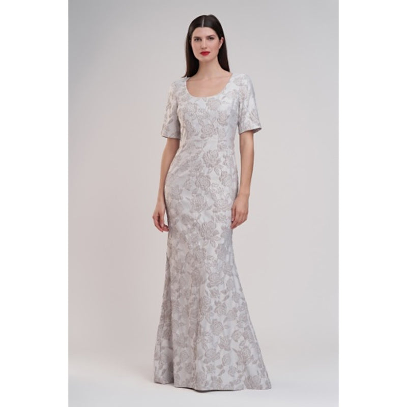 JS Collections - Womens Sarai Jacquard Mermaid Gown