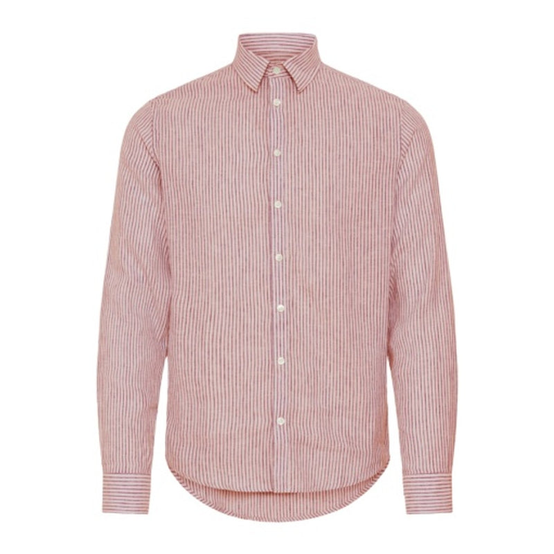 DK Company - Mens Cfestrup Long Sleeve Linen Mix Shirt