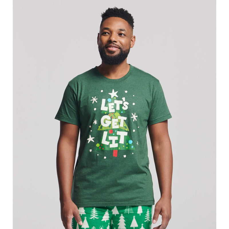 Little Blue House - Christmas Trees Mens Tee