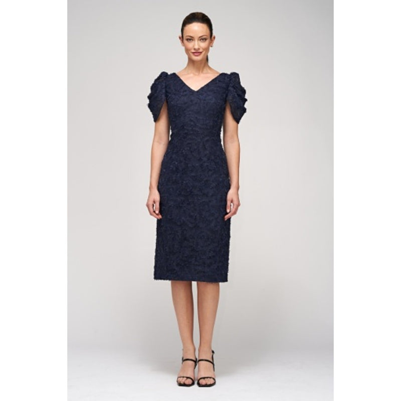 JS Collections - Womens Londyn V-Neck Midi Dress