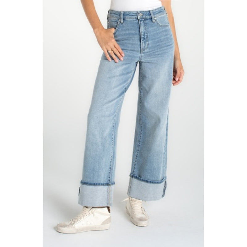 Liverpool Los Angeles - Womens Morgan High Rise Cuffed Wide Leg 30" Ins