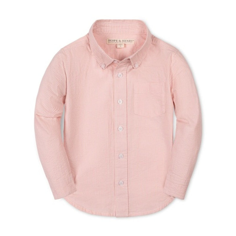 Hope & Henry - Boys Organic Seersucker Shirt