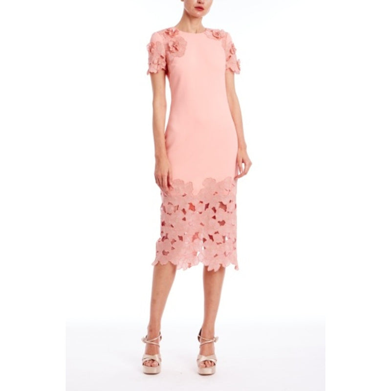 Badgley Mischka - Womens Mended Lace Hem