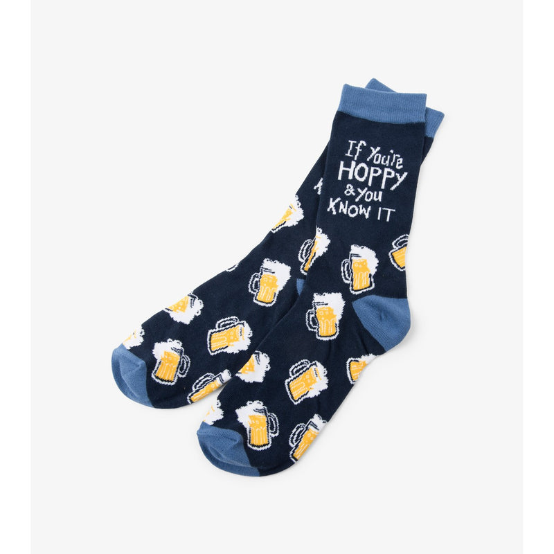 Little Blue House - If You're Hoppy and You Know It Mens Crew Socks