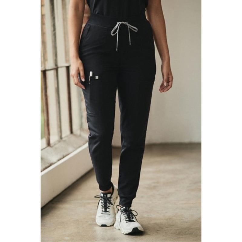 Fabletics - Womens High-Rise on-Call Scrub Jogger Motiontech - Black