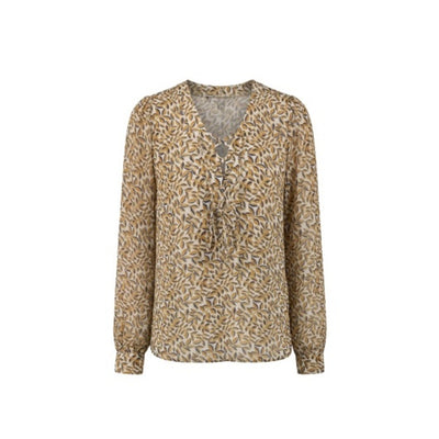 Liverpool Los Angeles - Womens Long Slv Lace Up Front Woven Blouse