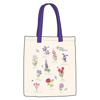 Little Blue House - Unisex Wildflowers Reusable Tote Bag